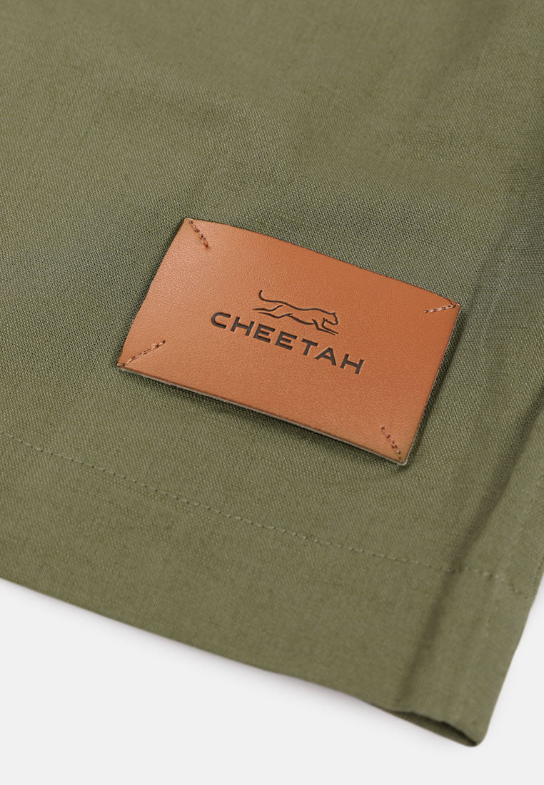 CHEETAH Women Safari Boxy Cut Short Sleeve Shirt - CL-130448