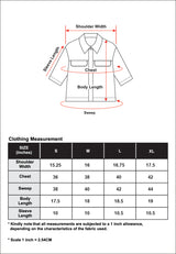 CHEETAH Women Safari Boxy Cut Short Sleeve Shirt - CL-130450