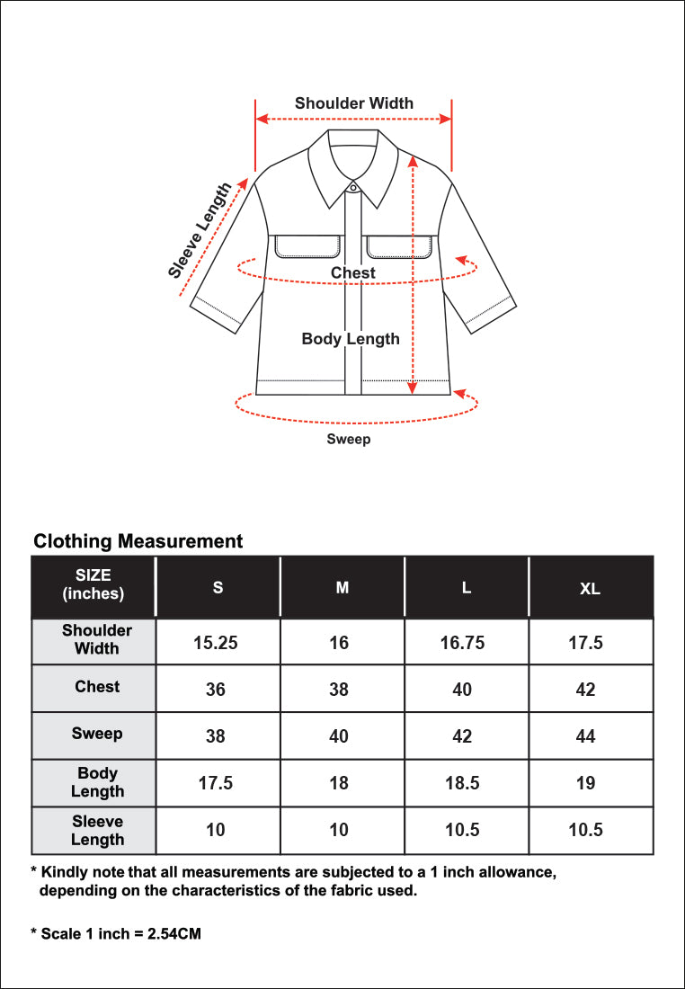 CHEETAH Women Safari Boxy Cut Short Sleeve Shirt - CL-130450