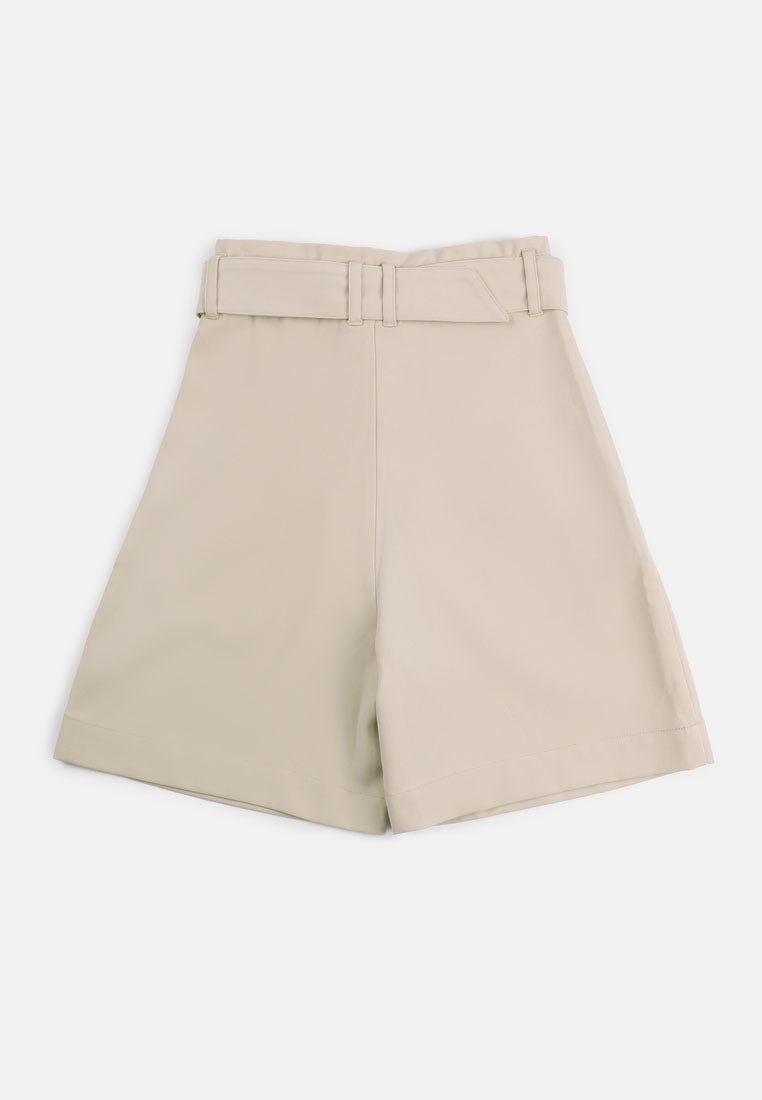 CHEETAH Women Safari Pleated Tailor Shorts - CL-2786
