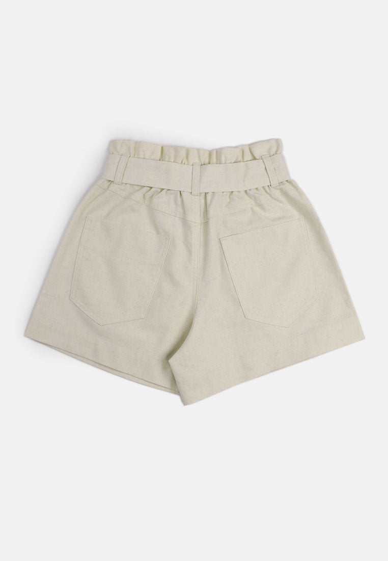 Cheetah paper bag shorts on sale