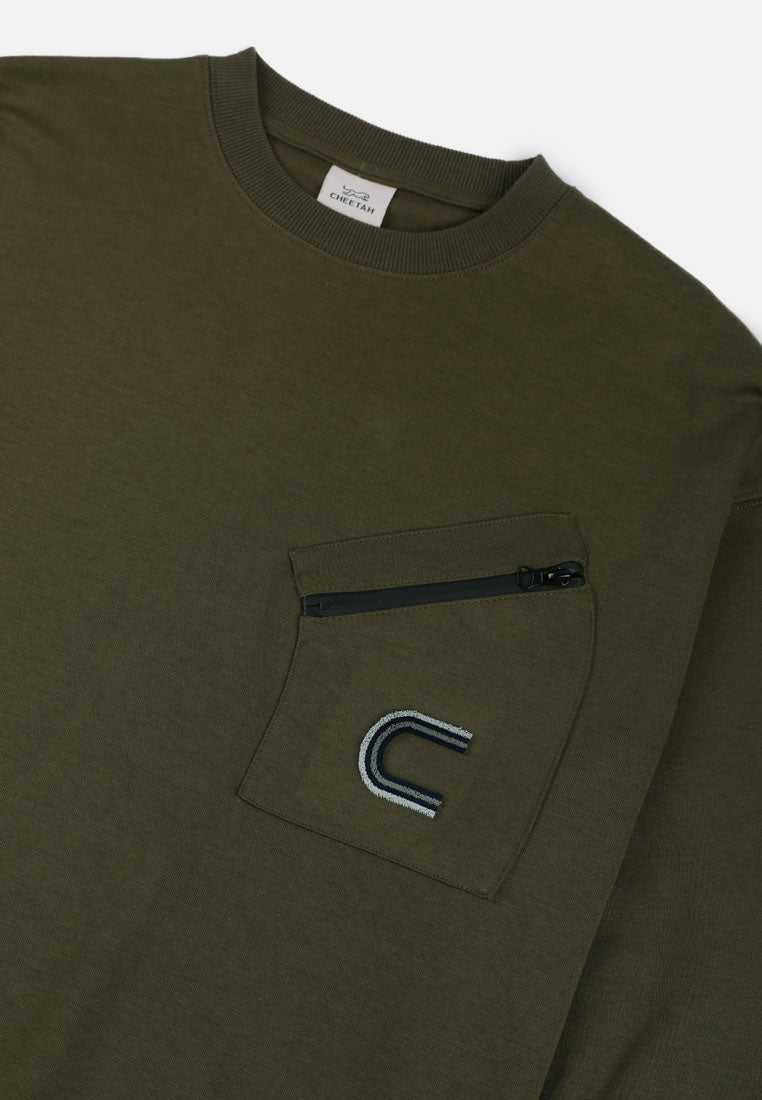 Cheetah Men Safari Long Sleeve Sweatshirt - 61158