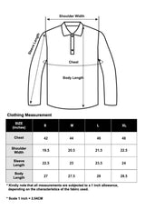 Cheetah Men Safari Polo Yarn Knit Long Sleeve Shirt - 61160