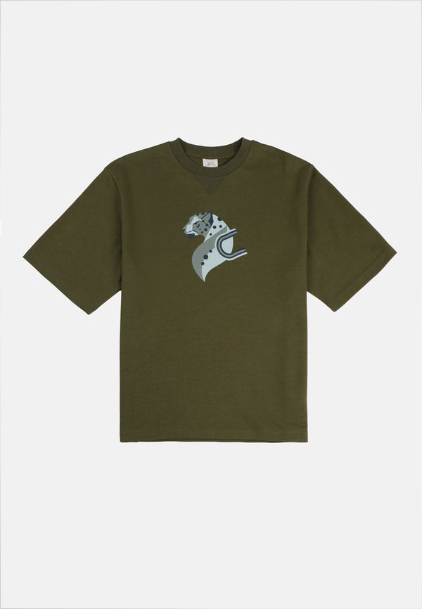 Cheetah Men Safari Short Sleeve Oversized Graphic T-Shirt - 99300