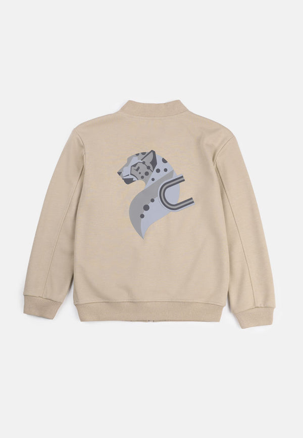 Cheetah Kids Safari Boy Long Sleeves Bomber Jacket - CJ-3366