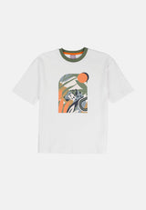 Cheetah Kids Safari Boy Short Sleeves Roundneck Tee - CJ-92890