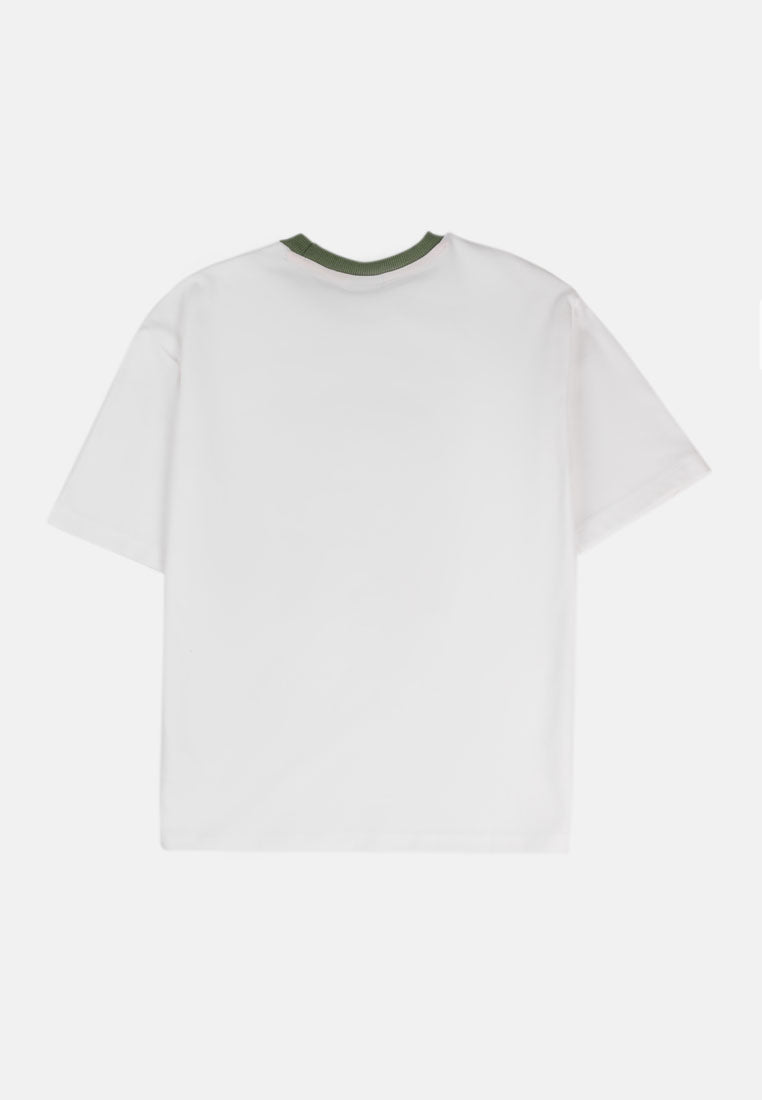 Cheetah Kids Safari Boy Short Sleeves Roundneck Tee - CJ-92890