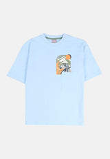 Cheetah Kids Safari Boy Short Sleeves Roundneck Tee - CJ-92892