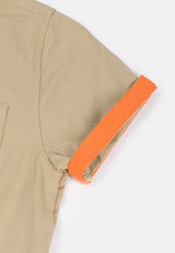 Cheetah Kids Safari Boy Short Sleeves Shirt - CJ-130698