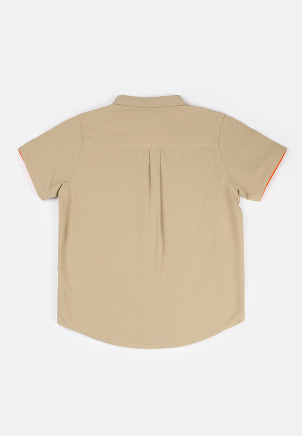 Cheetah Kids Safari Boy Short Sleeves Shirt - CJ-130698