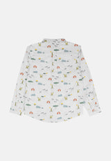 Cheetah Kids Safari Boy Long Sleeves Shirt - CJ-130700