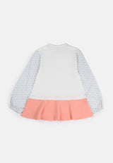 Cheetah Kids Safari Girl Long Sleeves Blouse - CJG-130706