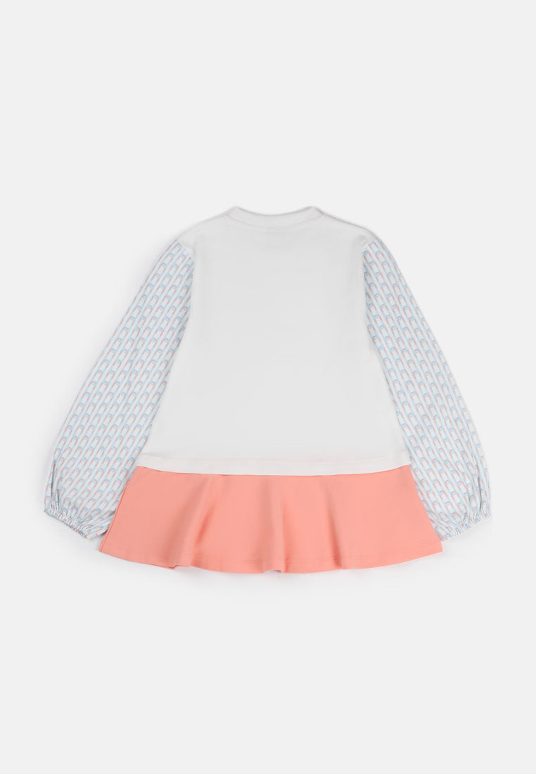 Cheetah Kids Safari Girl Long Sleeves Blouse - CJG-130706