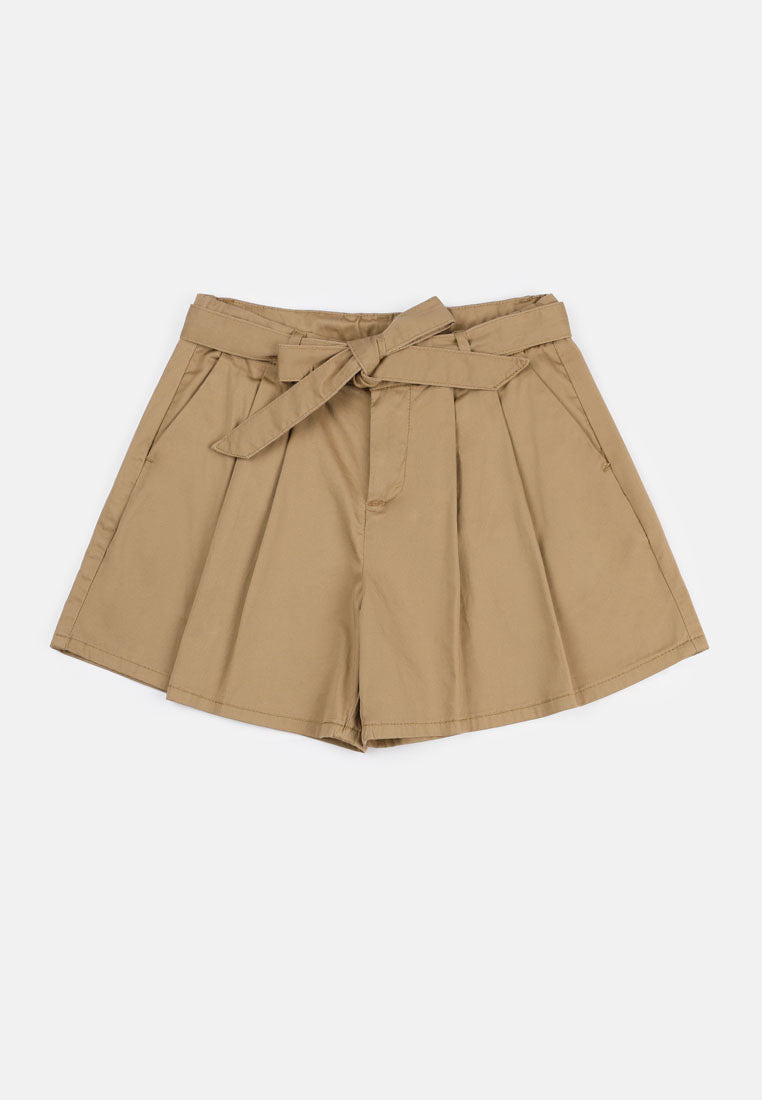 Cheetah Kids Safari Girl Cotton Twill Short Skirt  Pants - CJG-20252