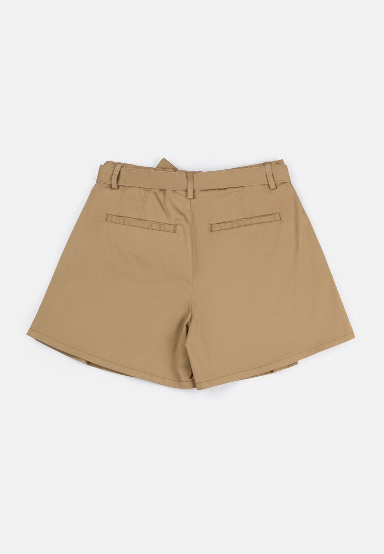 Cheetah Kids Safari Girl Cotton Twill Short Skirt  Pants - CJG-20252