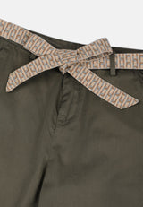 Cheetah Kids Safari Girl Cotton Twill Skirt Pants - CJG-111426
