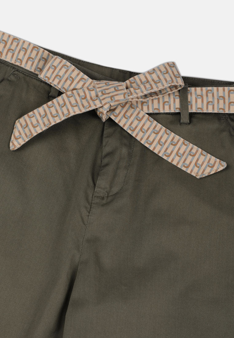 Cheetah Kids Safari Girl Cotton Twill Skirt Pants - CJG-111426