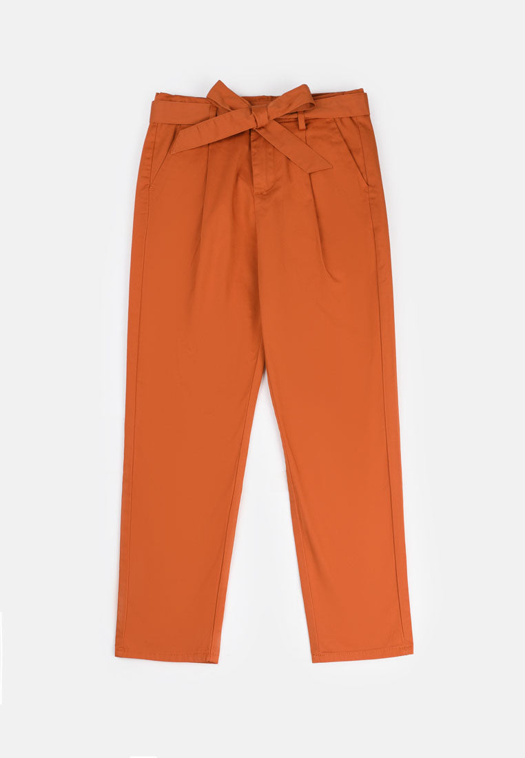 Cheetah Kids Safari Girl Cotton Twill Long Pants - CJG-111428