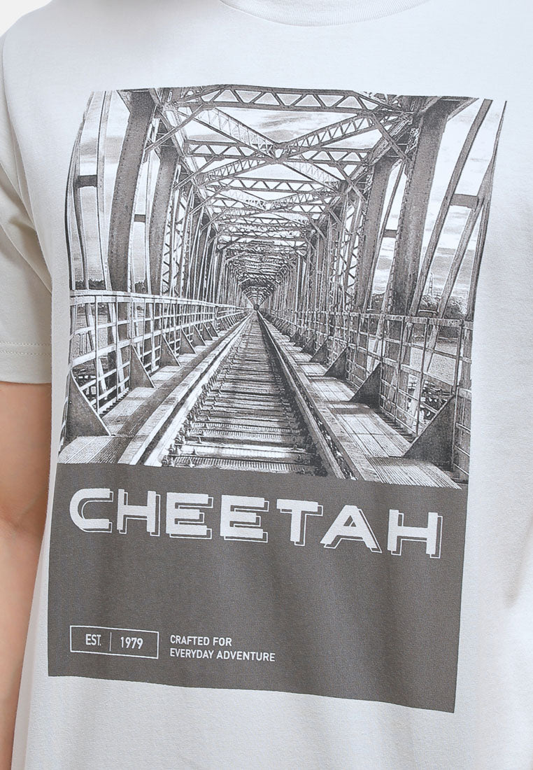 Cheetah Men Short Sleeve Graphic Tee - 99100
