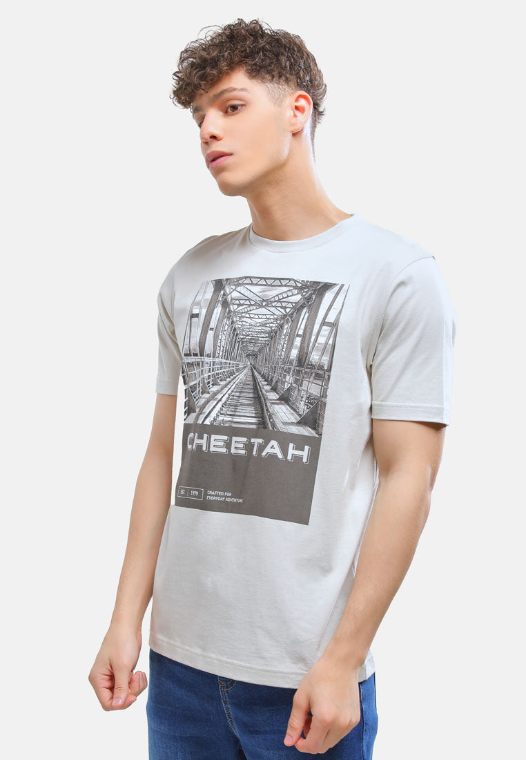 Cheetah Men Short Sleeve Graphic Tee - 99100