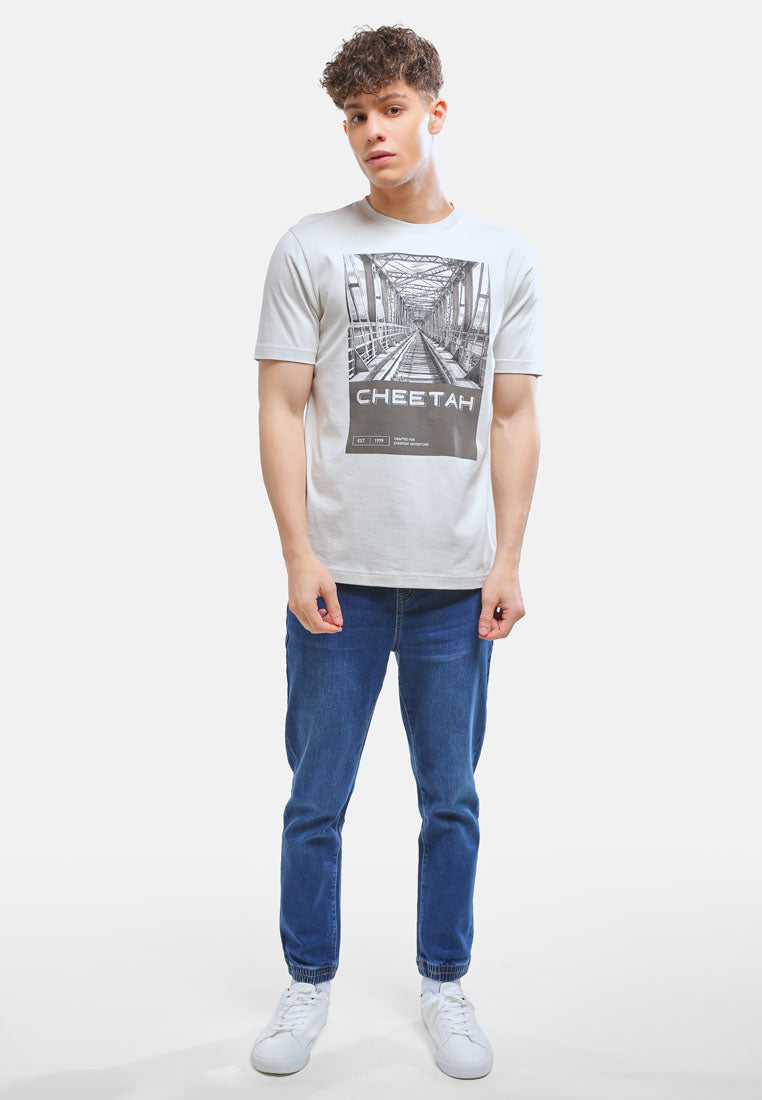 Cheetah Men Short Sleeve Graphic Tee - 99100