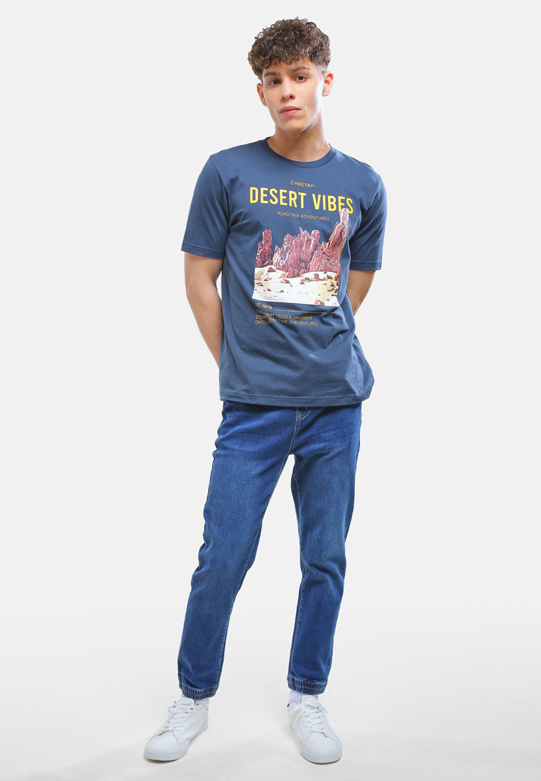 Cheetah Men Short Sleeve Graphic Tee - 99148