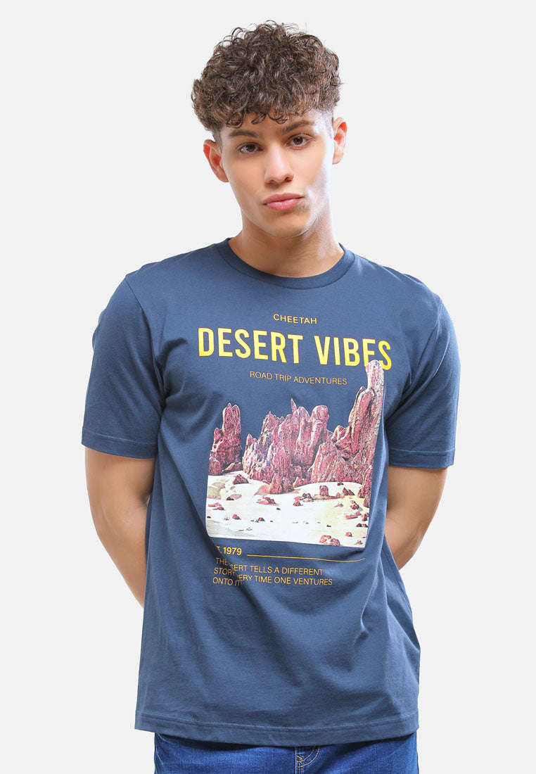 Cheetah Men Short Sleeve Graphic Tee - 99148
