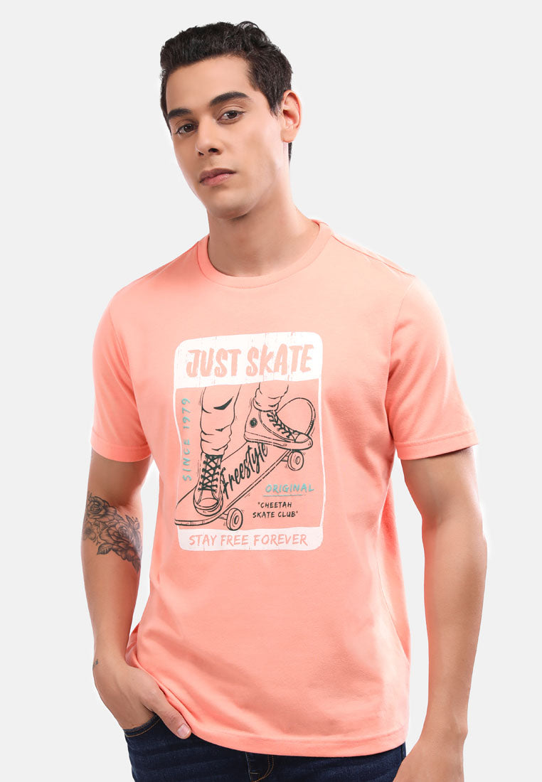 Cheetah Men Short Sleeve Graphic Tee - 99296