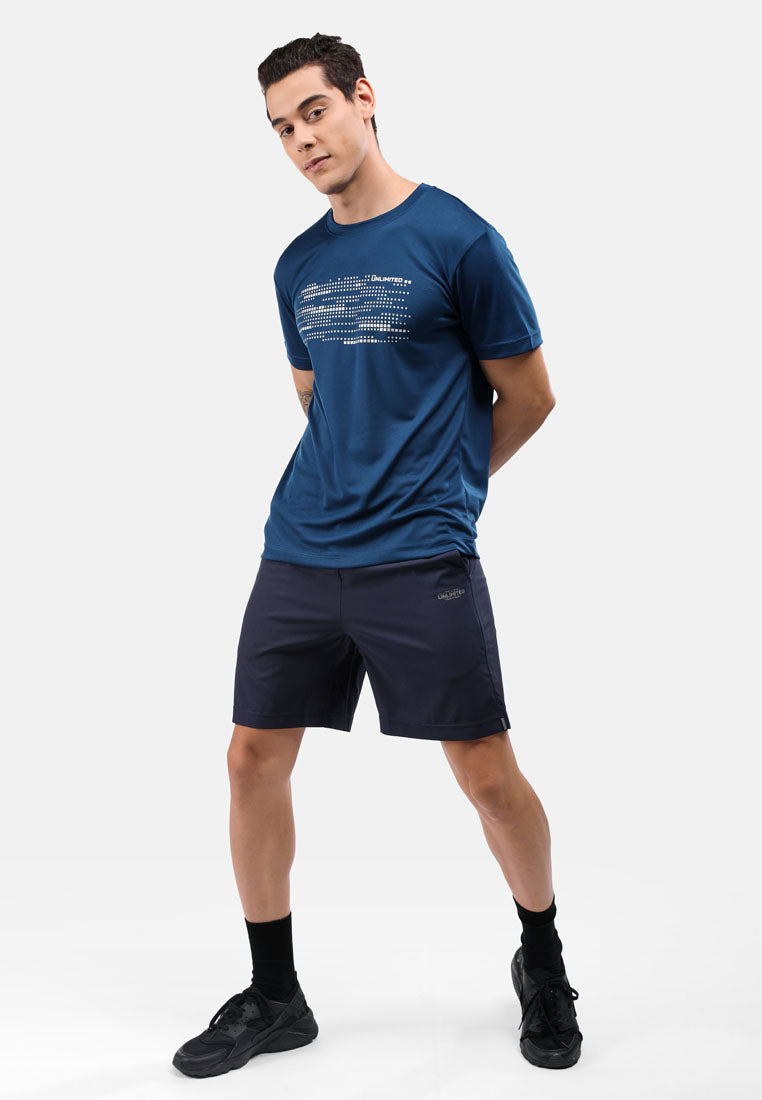 CTH unlimited Men Microfiber Small Diamond Round Neck Short Sleeve Jersey Top - CU- 91116