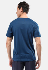 CTH unlimited Men Microfiber Small Diamond Round Neck Short Sleeve Jersey Top - CU- 91116