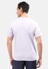 CTH unlimited Men Microfiber Small Diamond Round Neck Short Sleeve Jersey Top - CU- 91116