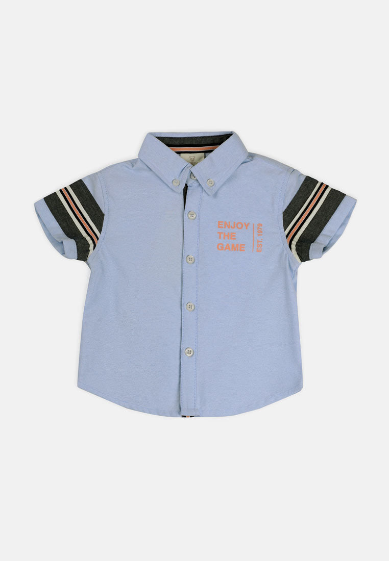 Cheetah Baby Toddler Boy Short Sleeves Shirt - CBB-130342