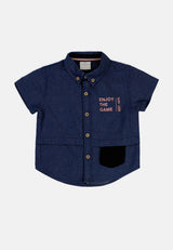 Cheetah Baby Toddler Boy Short Sleeves Shirt - CBB-130348