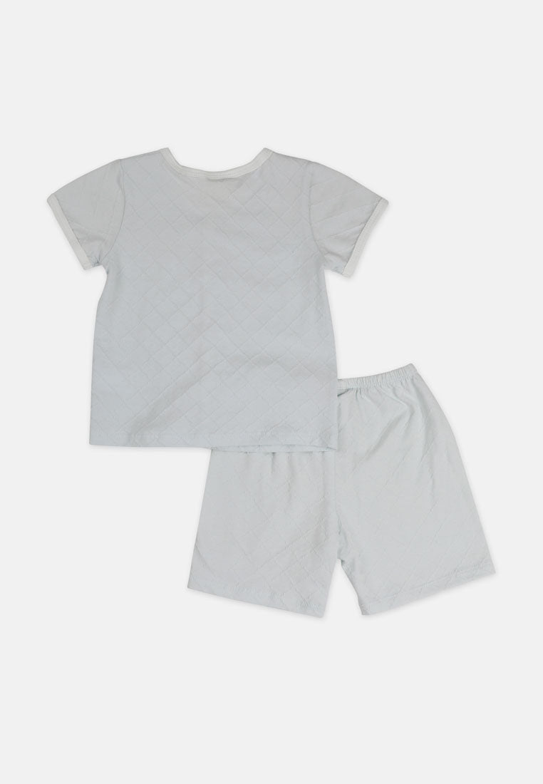 Cheetah Baby Boy Short Sleeves Suit Set - CBB-183232(F)