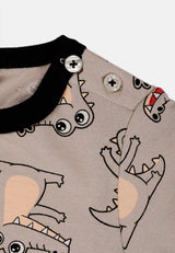 Cheetah Baby Boy Short Sleeves Suit Set - CBB-183236(F)