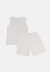 Cheetah Baby Boy Sleeveless Suit Set - CBB-183258(F)