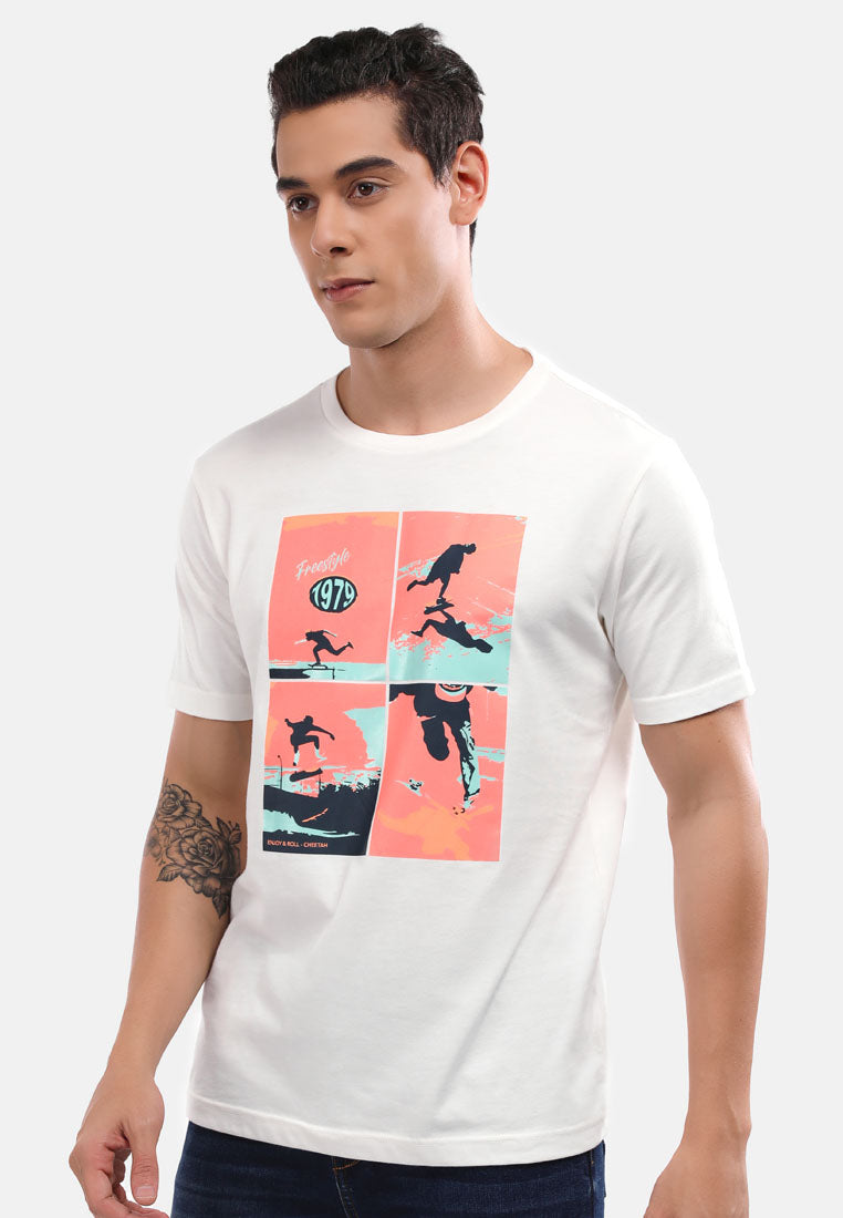 Cheetah Men Short Sleeve Graphic Tee - 99292