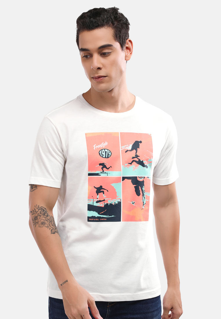 Cheetah Men Short Sleeve Graphic Tee - 99292