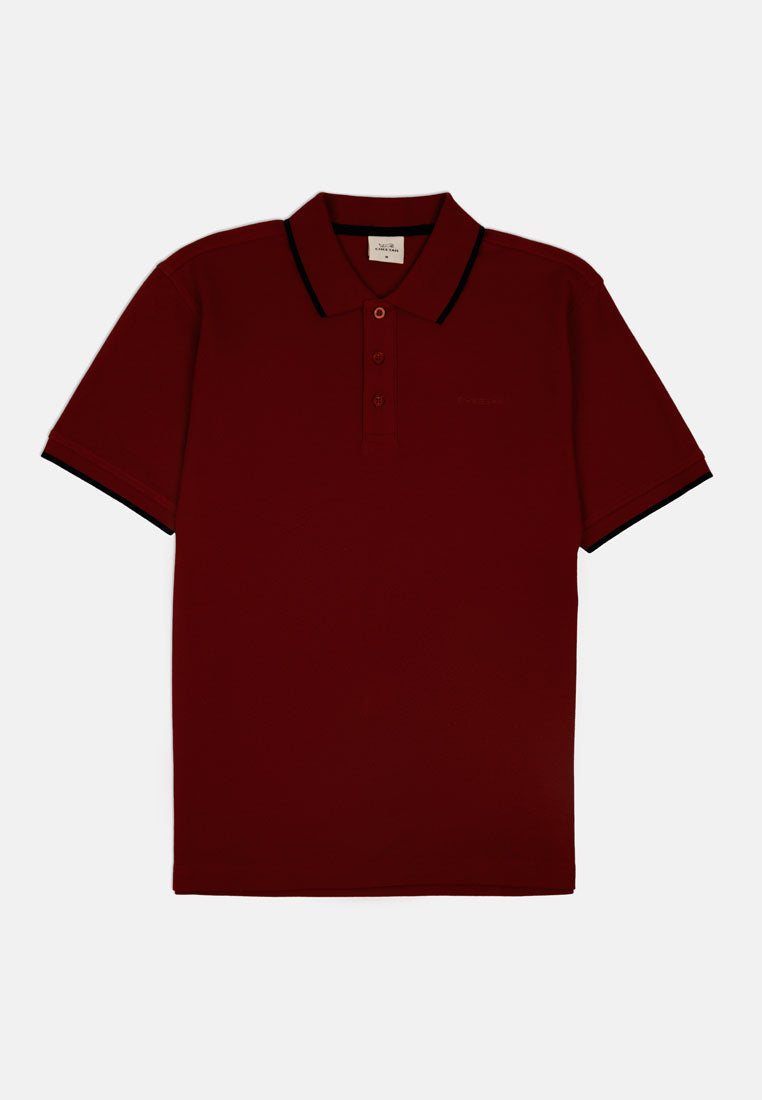 Cheetah Premium Cotton Pique Short Sleeve Polo Shirt With Tipping Collar - 76706(R)