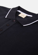 Cheetah Premium Cotton Pique Short Sleeve Polo Shirt With Tipping Collar - 76706(R)