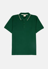 Cheetah Premium Cotton Pique Short Sleeve Polo Shirt With Tipping Collar - 76706(R)