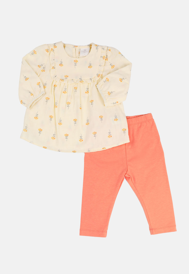 Cheetah Baby Girl Woven Suit Set - CBG-183218