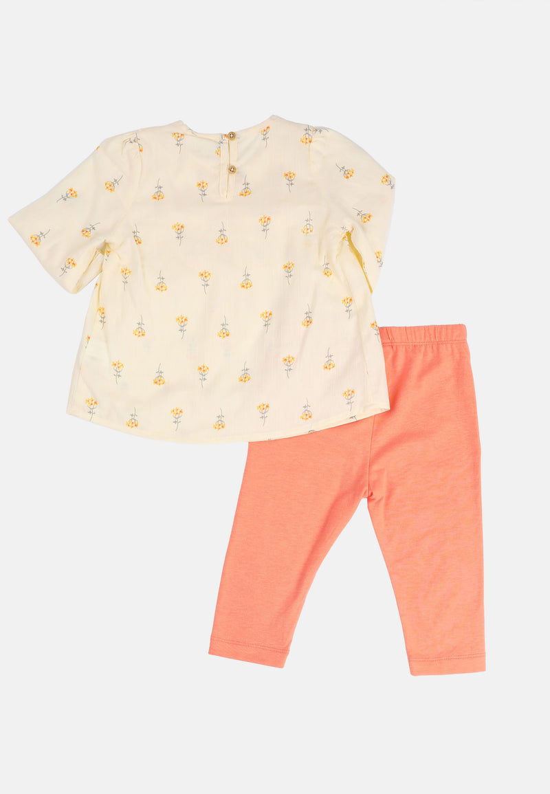 Cheetah Baby Girl Woven Suit Set - CBG-183218