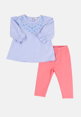 Cheetah Baby Girl Woven Suit Set - CBG-183212