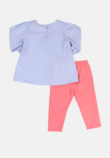 Cheetah Baby Girl Woven Suit Set - CBG-183212