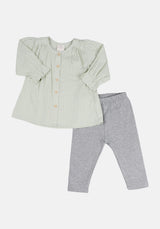 Cheetah Baby Girl Woven Suit Set - CBG-183216