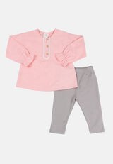 Cheetah Baby Girl Woven Suit Set - CBG-183222