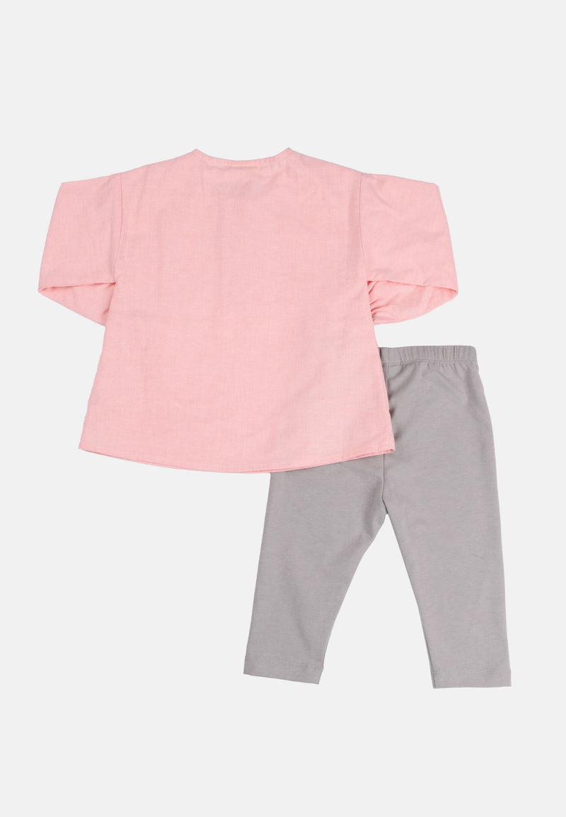 Cheetah Baby Girl Woven Suit Set - CBG-183222