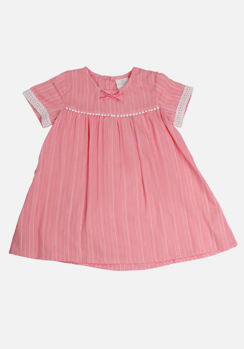 Baby Cheetah Girl Woven Dress - CBG-190238