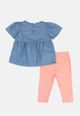 Cheetah Baby Girl Woven Suit Set - CBG-183220